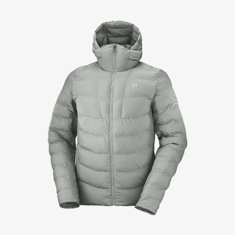 Grey Salomon Essential Xwarm Men's Insulated Jackets | IE PK7641